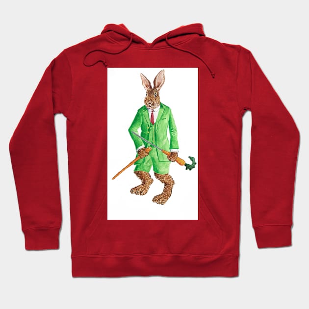 Sir Grasshopper Bopper Hoodie by TIMHANCOCKART1